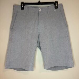 TravisMathew Men's Light Gray Performance Stretch Shorts